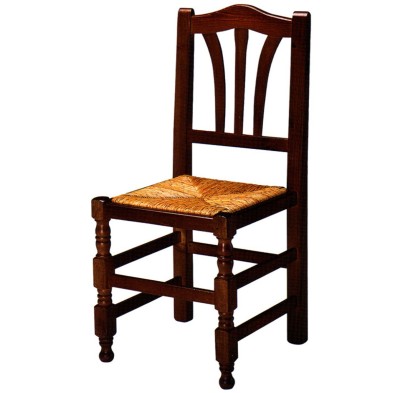 Silla para Bodega en Madera Miel Nogal - CARABANTES