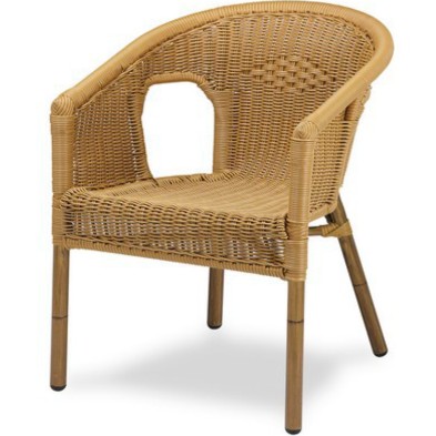 Sillón de Terraza en Rattan-Aluminio  CINCOVILLAS