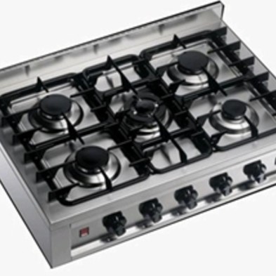 Encimera de gas con 5 Fuegos 90 X 65.5 cm- 14.3 Kw
