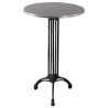 Mesa Alta de Bar Tablero Werzalit Ø 70 cm - Paplon