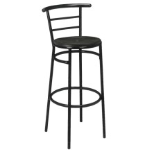 Taburete de Bar Acerado asiento Espuma - AYAMONTE