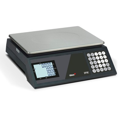 Balanza de sobremesa con doble visor XFOC-15KRS con conexión