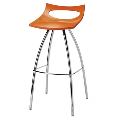 Taburete de Hierro para Bar Negro-Dorado- TAUSTE