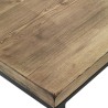 Mesa de Forja ORDENES Tablero Madera Ø 70cm.