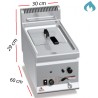 Freidora a Gas para cocinas 8 L. 6.6 Kw - GL8B