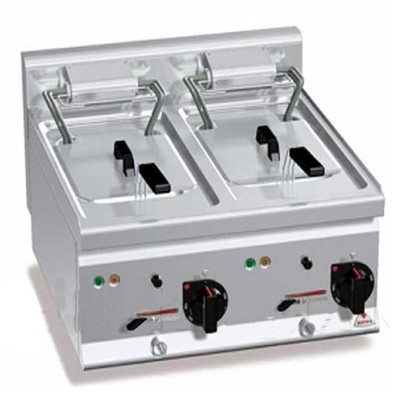 Freidora a Gas para cocinas 8 L. 6.6 Kw - GL8+8B