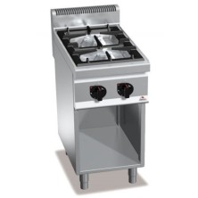 Cocina a Gas Fondo 70 - 2 Fuegos 7 Kw y 3.5 kW. G7F2M