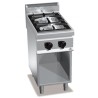 Cocina a Gas Fondo 70 - 2 Fuegos 7 Kw y 3.5 kW. G7F2M