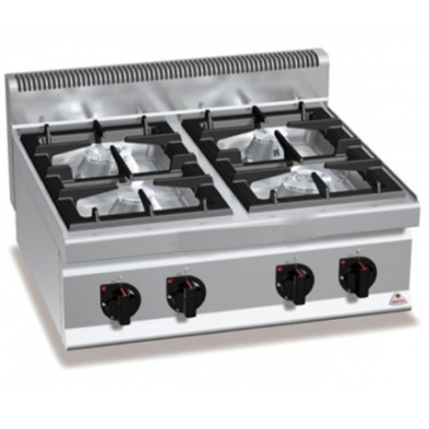 Cocina a Gas ECO sobremesa 4 Fuegos 19 Kw. 60x60