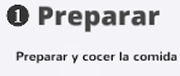 preparación de comida