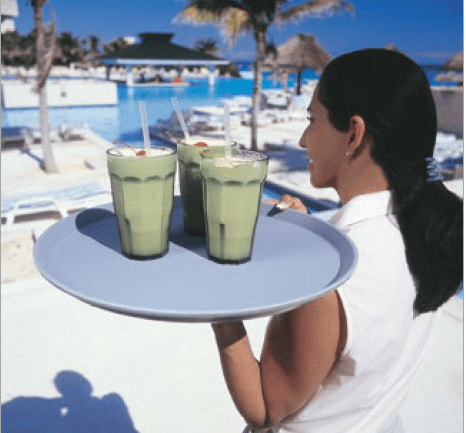 Bandejas para buffet antideslizantes