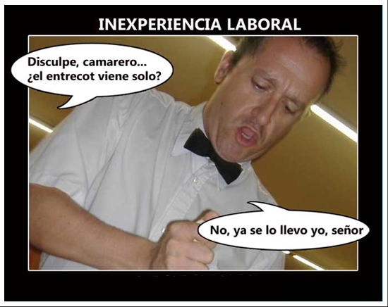 inexperiencia laboral