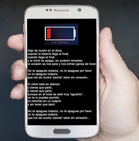 cuando el móvil se queda sin batería