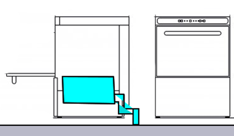 desagüe del lavavajillas