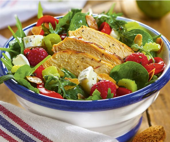 cena sencilla ensalada