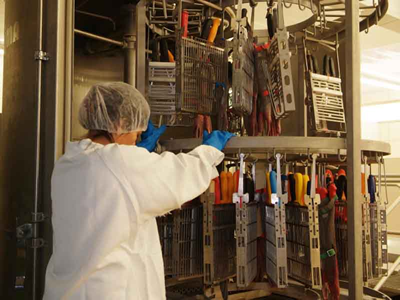 armario esterilizador de cuchillos