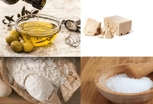 ingredientes para pan