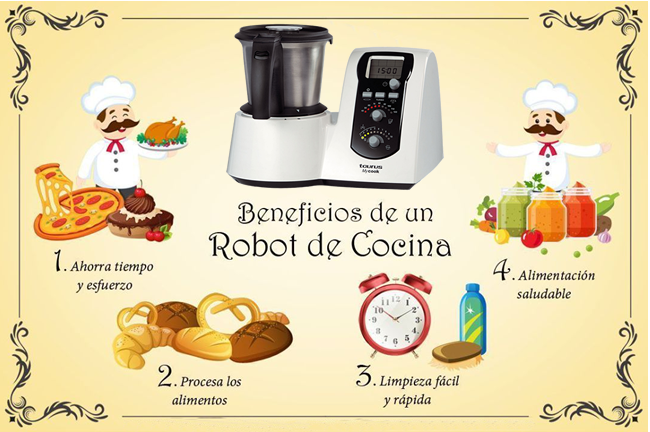 beneficios del robot de cocina