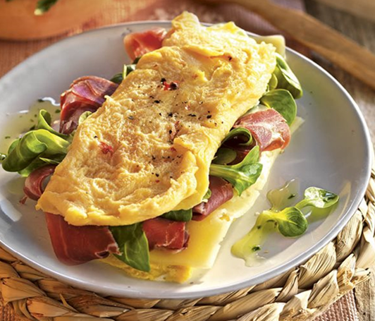 cena sencilla de tortilla