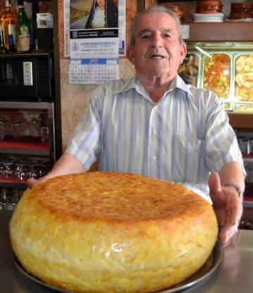 tortilla de patatas de bar