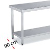 Mesa Inox fondo 90 cm