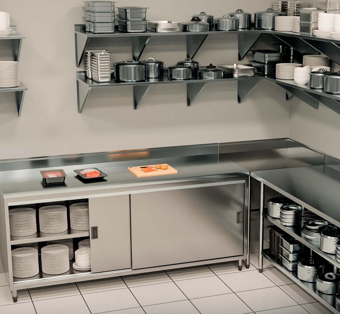 Mesas de Acero inoxidable